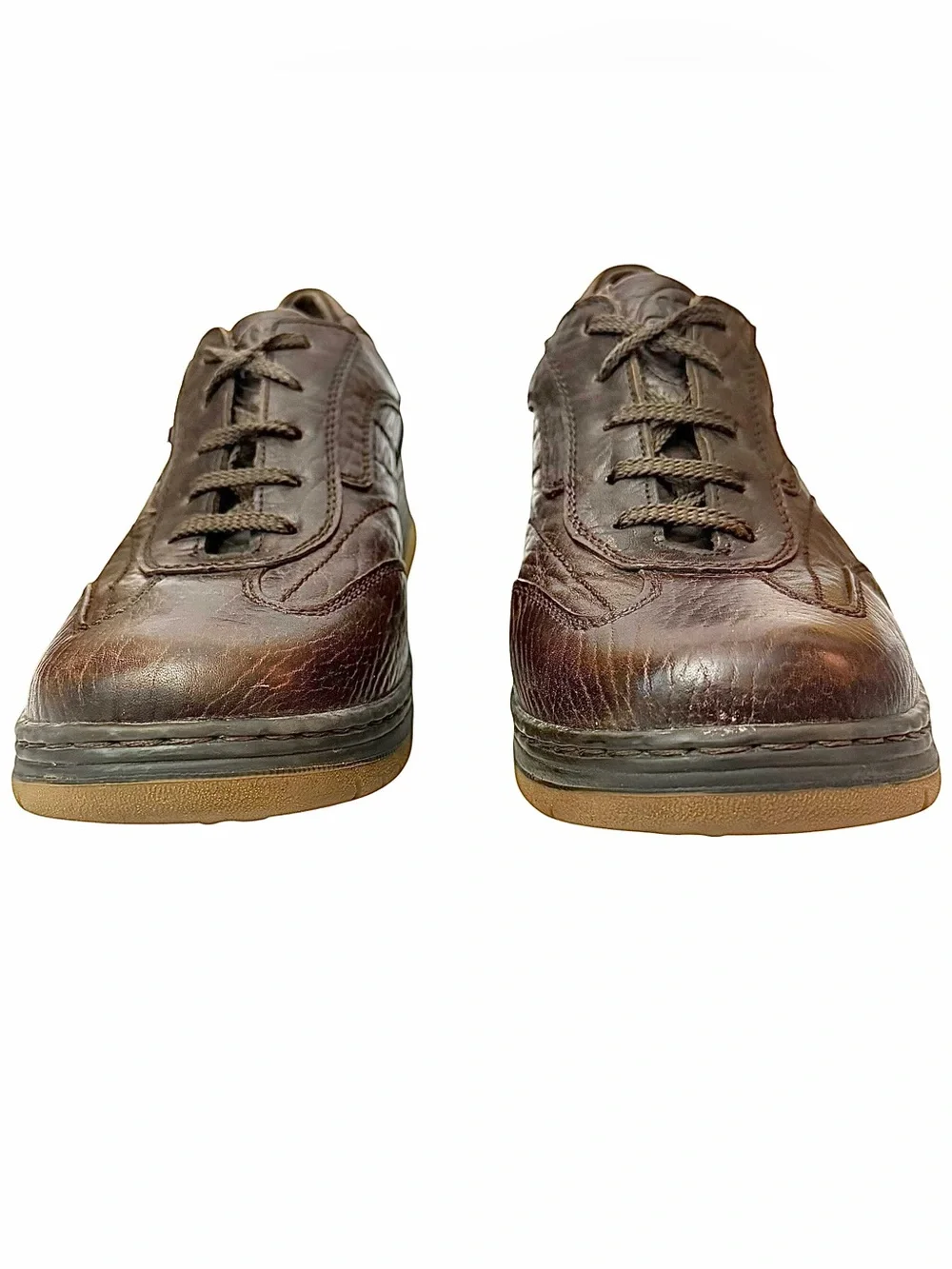 Mephisto Sano Rapid Lace Shoes Men’s US 9 EU 8.5 Brown Leather Comfort